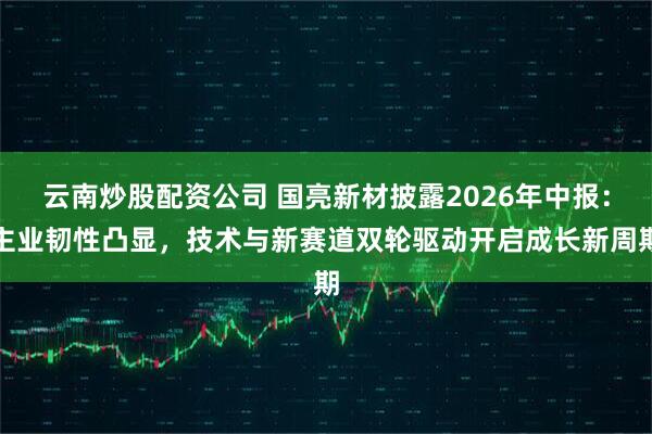 云南炒股配资公司 国亮新材披露2026年中报：主业韧性凸显，技术与新赛道双轮驱动开启成长新周期
